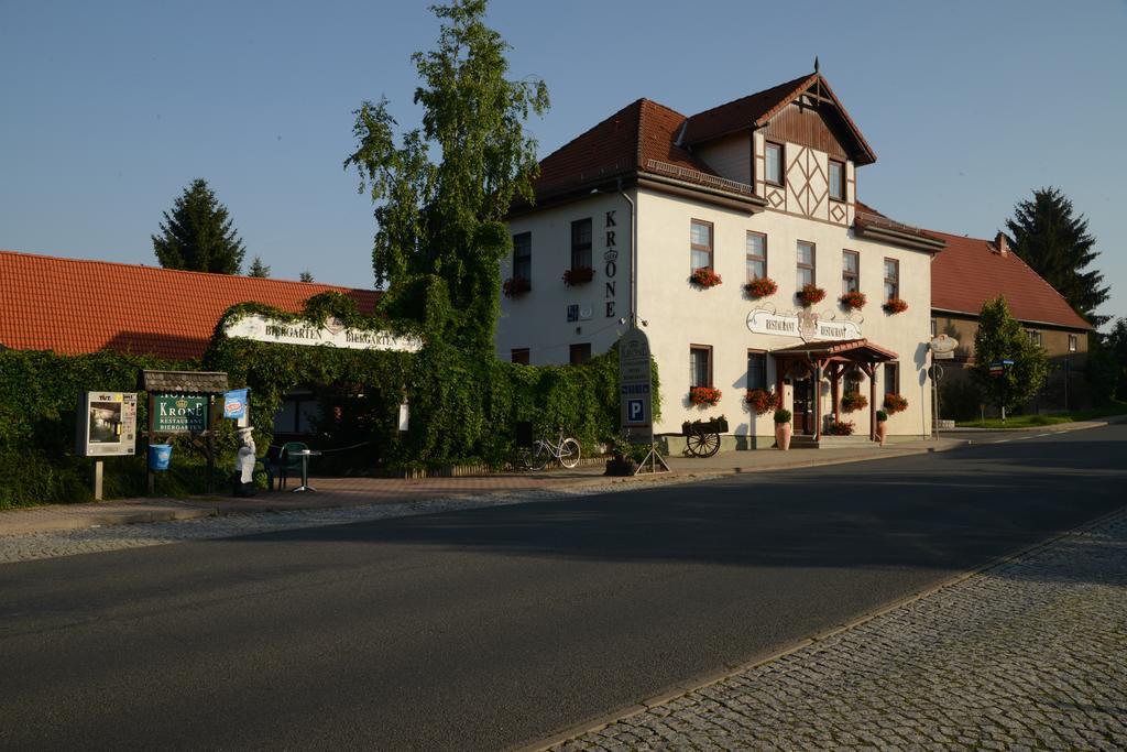 Landgasthof & Hotel Krone Eischleben Ichtershausen Exterior photo